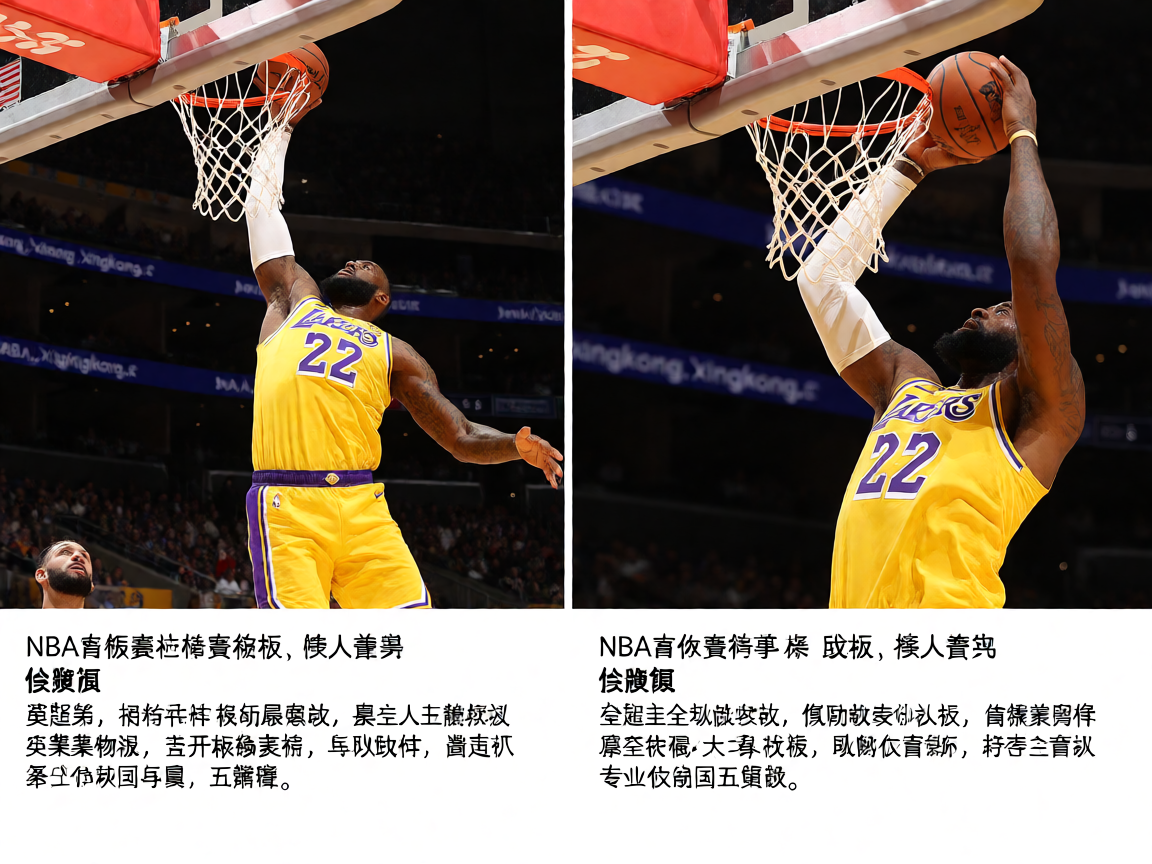 NBA常规赛湖人队精彩扣篮瞬间
